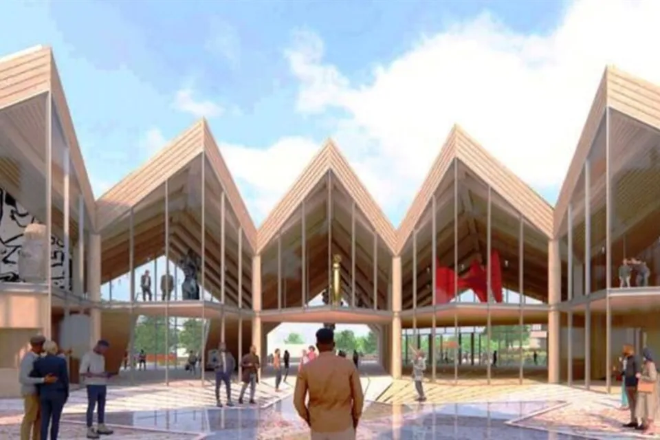 Rendering of Juneteenth Museum